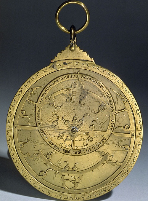 astrolabio a cinque timpani per le latitudini comprese fra 0° e 36° del XIII° sec - collezione Medicea