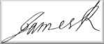 firma e sigillo di Re Giacomo II Stuart