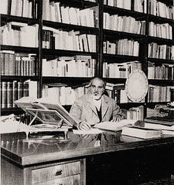Tommaso Palamidessi nel suo studio 