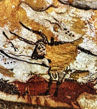 il Toro e le Pleiadi nei graffiti della grotta di Lascaux in Francia risalenti al 17500 aC