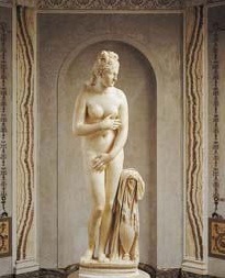 statua di Venere Capitolina nei Musei Romani